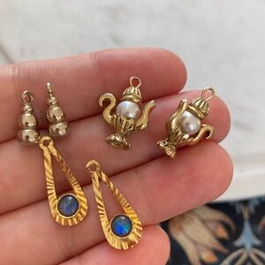 Vintage Victorian Style Charm Lot